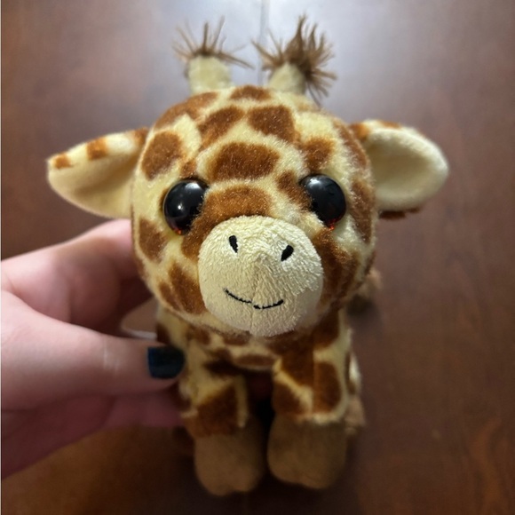 Ty Other - Ty Brown and Cream Giraffe Plush